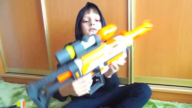Nerf Modulus Set 4 Бластер Нерф Модулус Снайпер смотреть онлайн