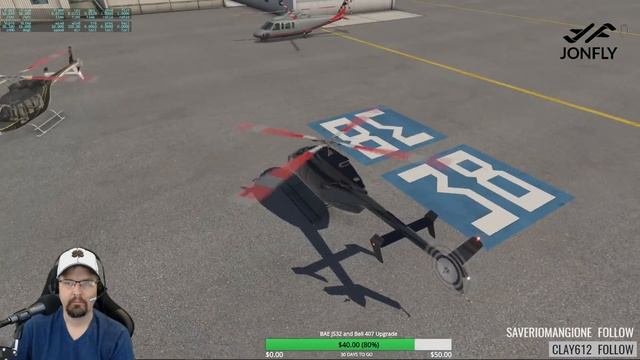 How to start and crash a Bell407 Helicopter in X-plane 11 B407 Cold and Dark смотреть онлайн