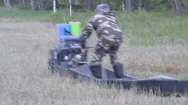 Движение мотобуксировщика летом - 12 (май 2010) смотреть онлайн