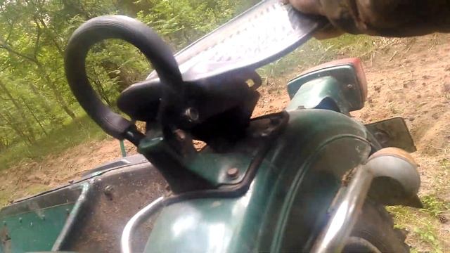 поездки по лесу мотоцикл урал с мотором от мотоблока,культиватора хонда 6.5 (лифан) смотреть онлайн