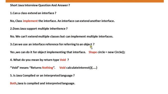 Java What do you mean by return type Void смотреть онлайн