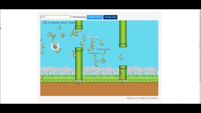Flappy Bird MMO - "I WIN" the Bird смотреть онлайн