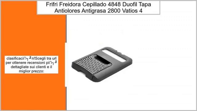 Frifri – Freidora Extra Large en aluminio cepillado 4848 duofil – Tapa antiolores y antigra смотреть онлайн