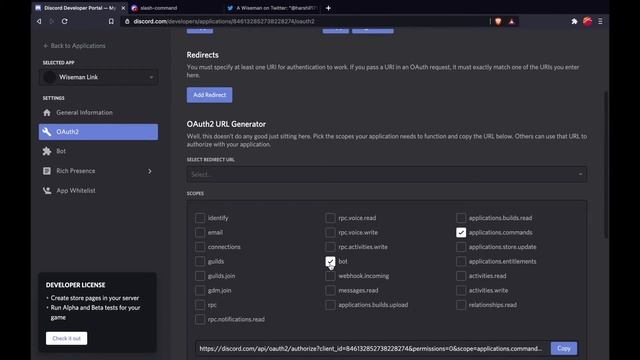 How to register a Discord Slash Command смотреть онлайн