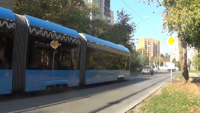 Трамвай 71-931 Витязь-М №7 Белорусский Вокзал - Метро Бульвар Рокоссовского смотреть онлайн