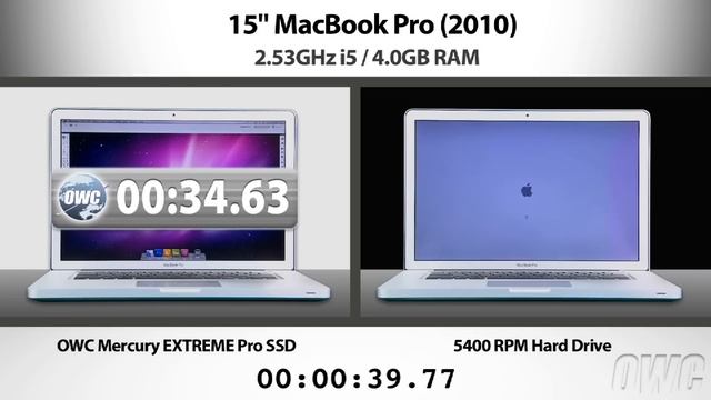 SSD Shootout - SSD vs HDD in a 2010 MacBook Pro смотреть онлайн