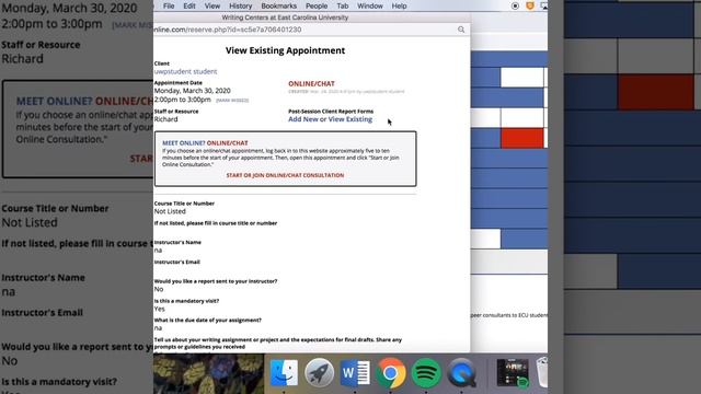 ECU Writing Center: Accessing you MeetOnline appointment смотреть онлайн