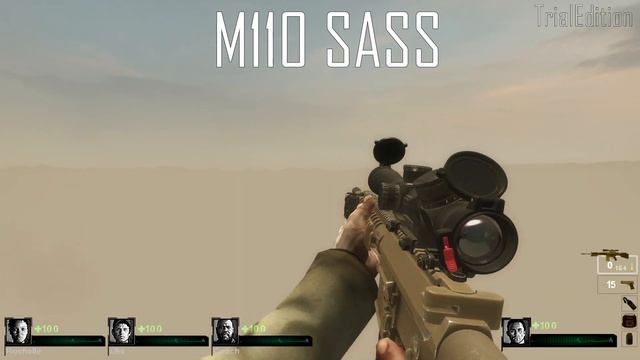 Left 4 Dead 2 - M110 SASS (Military Sniper) Showcase смотреть онлайн