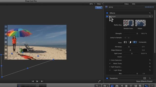 Final Cut Pro X Chroma Key Drop Shadow Effect смотреть онлайн