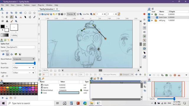 Synfig Tips and Tricks #Ep1: Easiest Way to Trace Your Rough Sketch in Synfig Studio смотреть онлайн