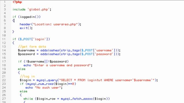 Userarea with login and register and email activation Part 1 смотреть онлайн