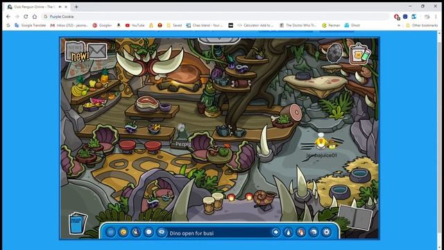 Club Penguin Dino Play Peng Peng Game смотреть онлайн