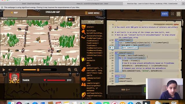 Steelclaw gap in codecombat python (with modulo operator) смотреть онлайн