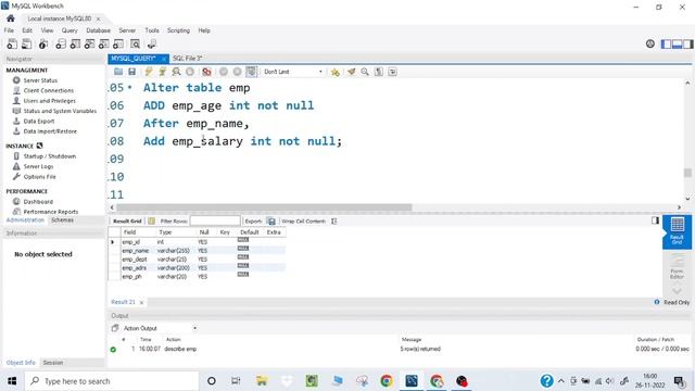 How to ALTER columns in table using ADD,MODIFY,DROP Commands Part1 смотреть онлайн