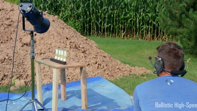 .45 Caliber Vs Lightbulbs! - Ballistic High-Speed