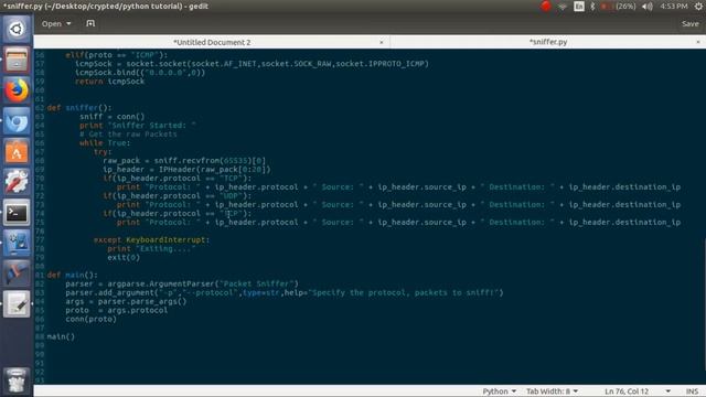 Network Sniffer in Python - part2 смотреть онлайн
