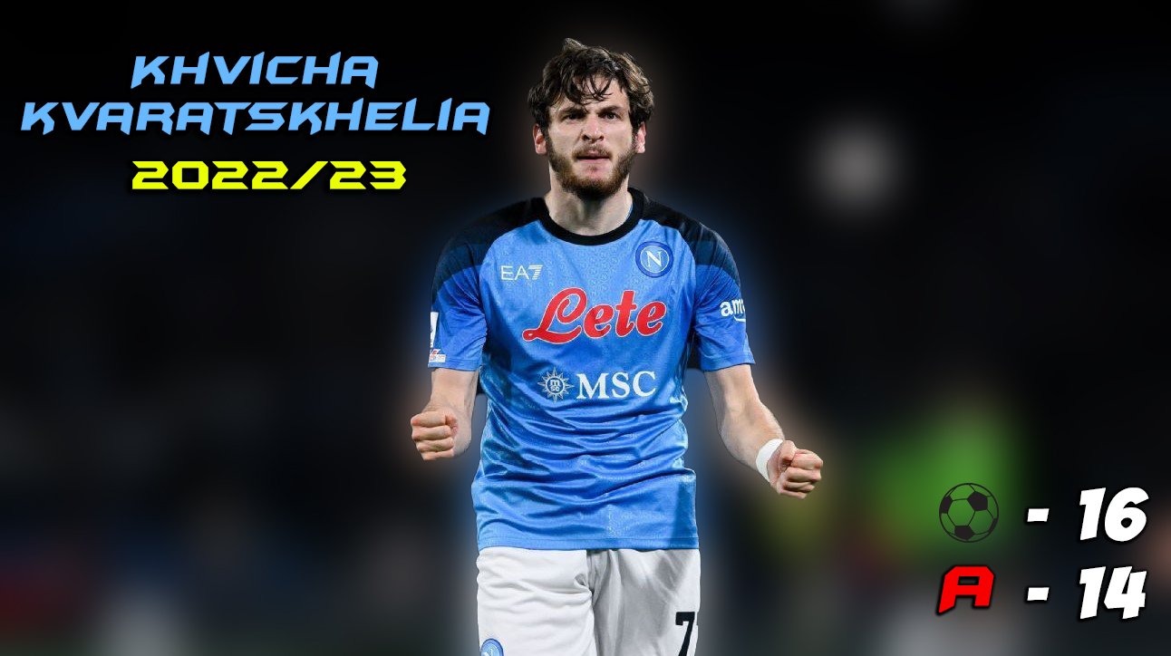 Хвича Кварацхелия - все Голы и Ассисты 2022/23