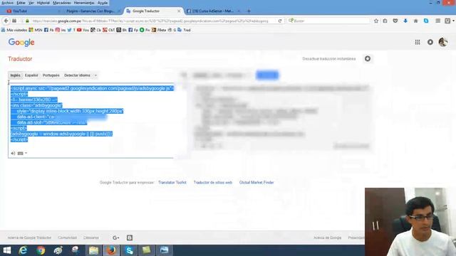 Conecte Su Sitio Web a AdSense - Despues de la Etiqueta HEAD смотреть онлайн