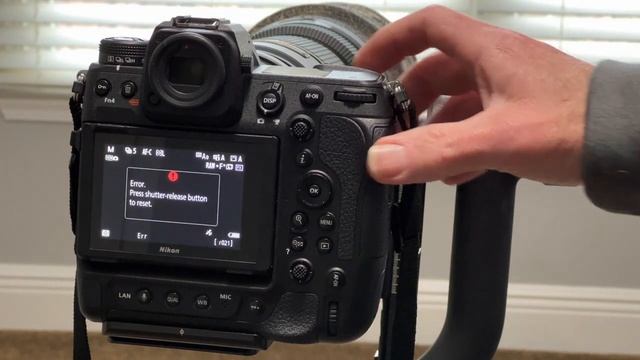 Nikon Z9 "Error. Press shutter-release button to reset." Please check Description below for updates смотреть онлайн
