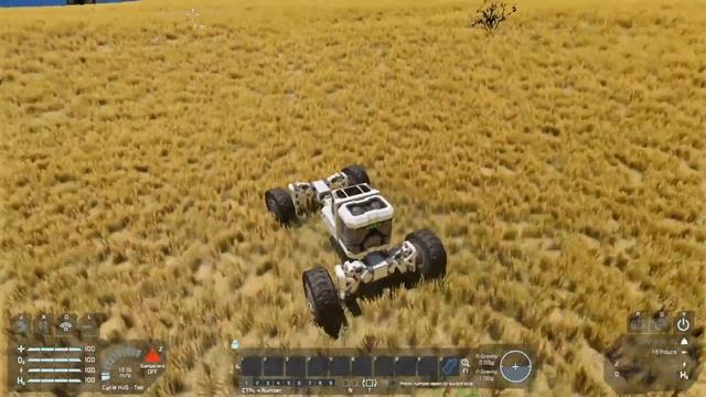 How to Space Engineers - Rotor Suspension смотреть онлайн