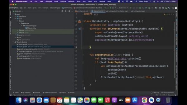 video calling App | how to create video calling app in android studio | jitsi meet app