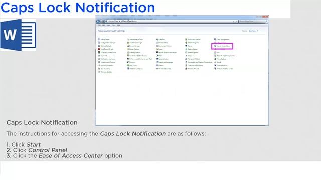 036 Word TOD Caps Lock Notification смотреть онлайн