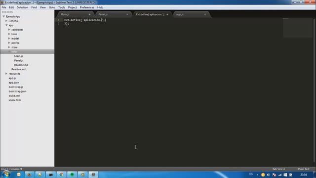 Creación de formulario en Sencha Touch 2 смотреть онлайн
