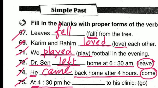 Learning English... # class vi # verb # simple past смотреть онлайн