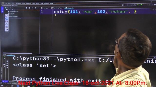 Python Programming || Data type mapping || Python Data Type By R.V. Sir смотреть онлайн