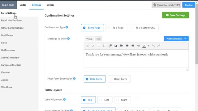 Help Message Customization in WP Fluent Form WordPress Plugin смотреть онлайн