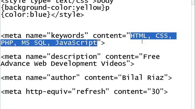 HTML Head Lesson 9 part 2 смотреть онлайн