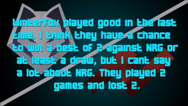NRG vs WinterFox | 01.02.16 | CS:GO | Bet Prediction смотреть онлайн