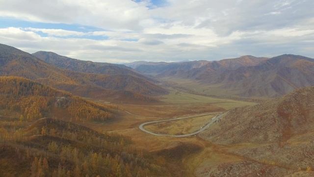 Золотая осень в Горном Алтае с высоты птичьего полета! смотреть онлайн