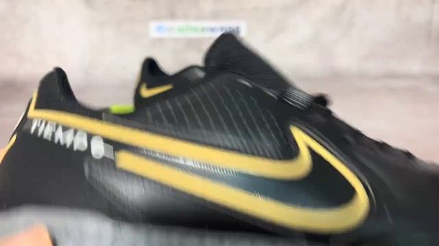 Nike React Tiempo Legend 9 Pro Indoor Shadow Pack Black Metallic Gold смотреть онлайн