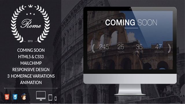 Rome || Coming soon | Themeforest Website Templates and Themes смотреть онлайн