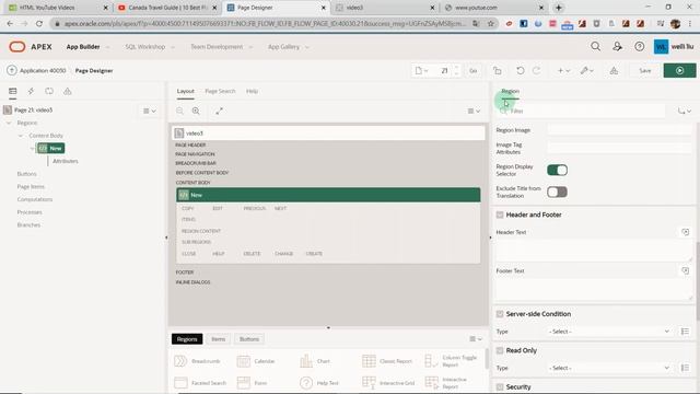 How to add Youtube video with Oracle Apex смотреть онлайн