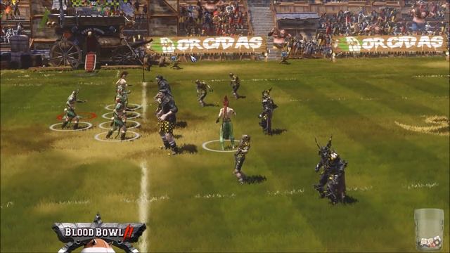 Blood Bowl 2 - World Cup 2018 1st Rd Schod(Wood Elves) vs. Серый Шмель(Necro)! смотреть онлайн