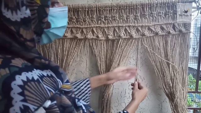 Macrame window Curtain смотреть онлайн