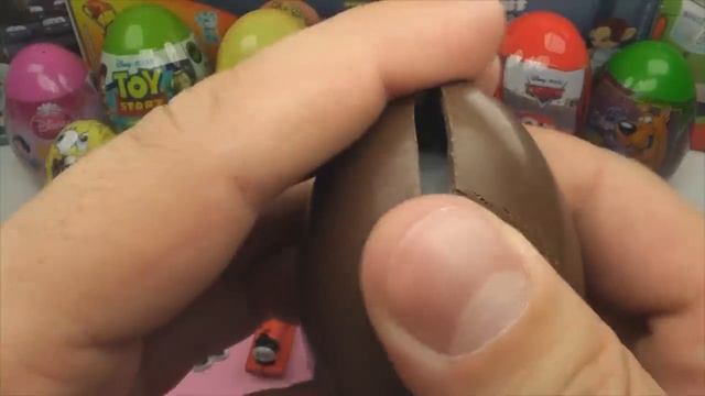 20 Surprise Eggs, Kinder Surprise Cars 2 Thomas Spongebob Disney Pixar