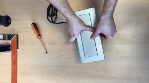 Установка выдвижных розеток в столешницу