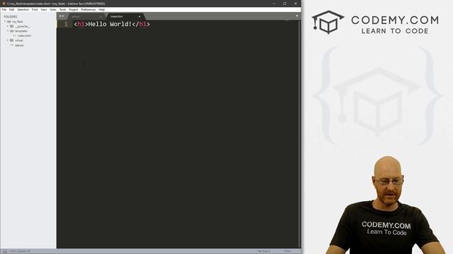 Building Websites With Flask - Python and Flask #1 смотреть онлайн