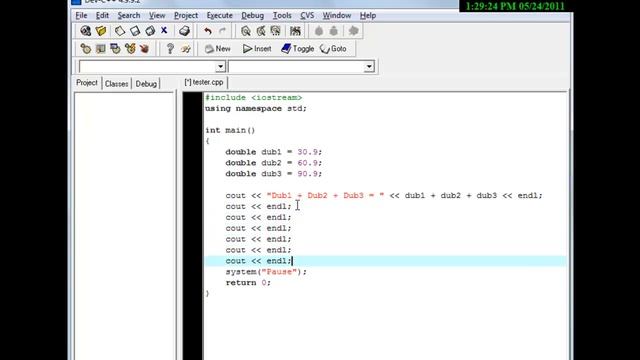 C++ Tutorial for Beginners 4 - Double Function смотреть онлайн