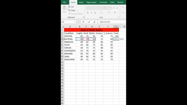 Find the total/sum in Excel || How to add easily in excel || Use SUM function in excel || Excel Tip смотреть онлайн