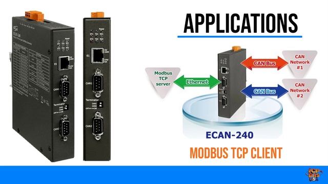 ECAN-240: Modbus to 2-port CANBus Gateway | ICP DAS USA смотреть онлайн
