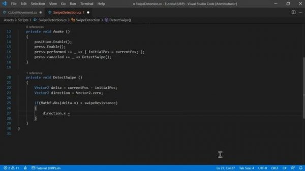 detect Swipe NEW Input system ( touch / mouse ) | how to detect swipe in unity with New Input syste