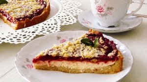 ПЕСОЧНЫЙ ПИРОГ С ТВОРОГОМ И ЯГОДАМИ! *** SHORTCRUST PIE WITH COTTAGE CHEESE AND BERRIES!