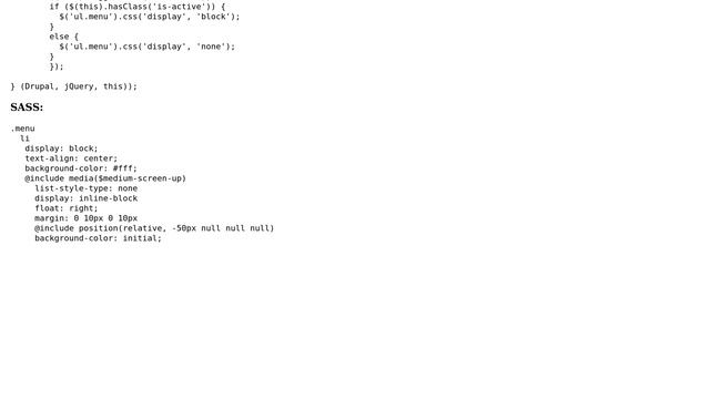 Drupal: Change CSS rule for small screen with jQuery смотреть онлайн