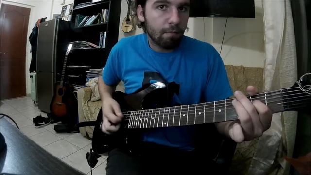 Jamming on the spot with my 7-string guitar смотреть онлайн