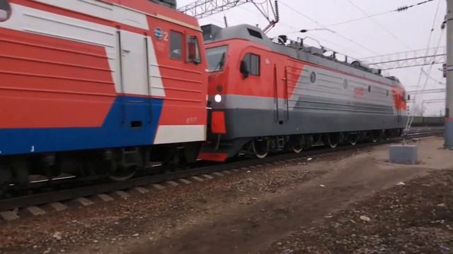 ЭКСКЛЮЗИВ! ЭП1М-730 с перегоняемым ЭП1-091 смотреть онлайн