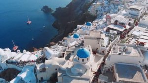 Санторини, Греция | Достопримечательности, море, пляжи | Видео 4к | Остров Санторини что посмотреть